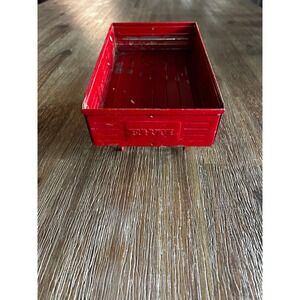 Vintage Ertl Red Metal Trailer Diecast Farm Toy Made in USA Replacement Parts